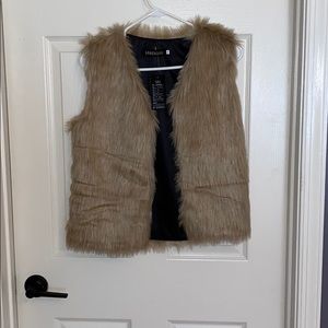 Fur vest (tag attached)